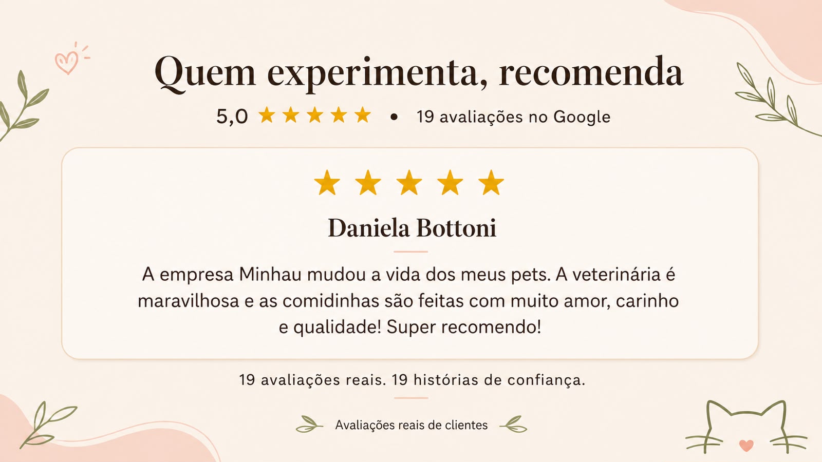 Avaliação real no Google de Daniela Bottoni